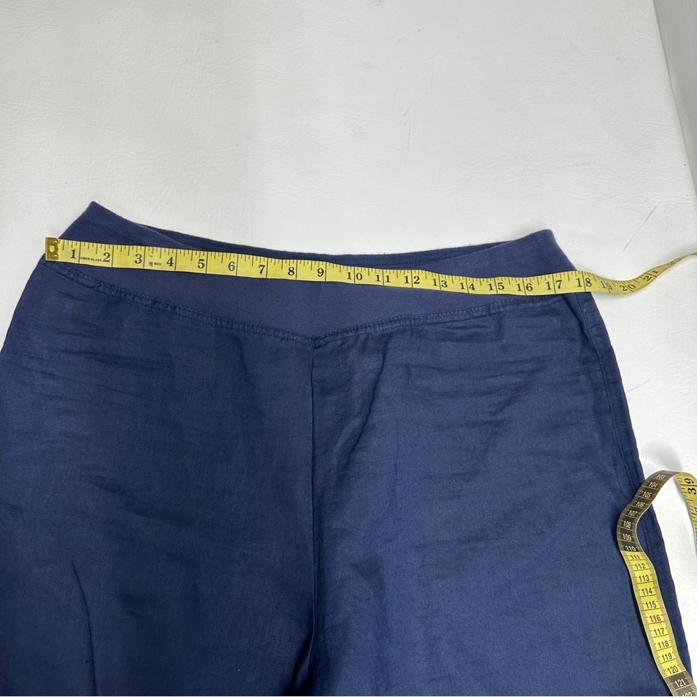 Soft surroundings Navy Wide-Leg Pants size L - Picture 3 of 8